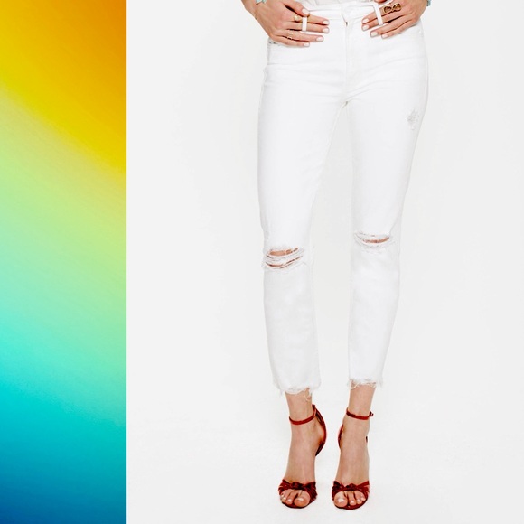 MOTHER DENIM The Flirt Ankle Chew Jeans NWT Sz 32 - Picture 11 of 16